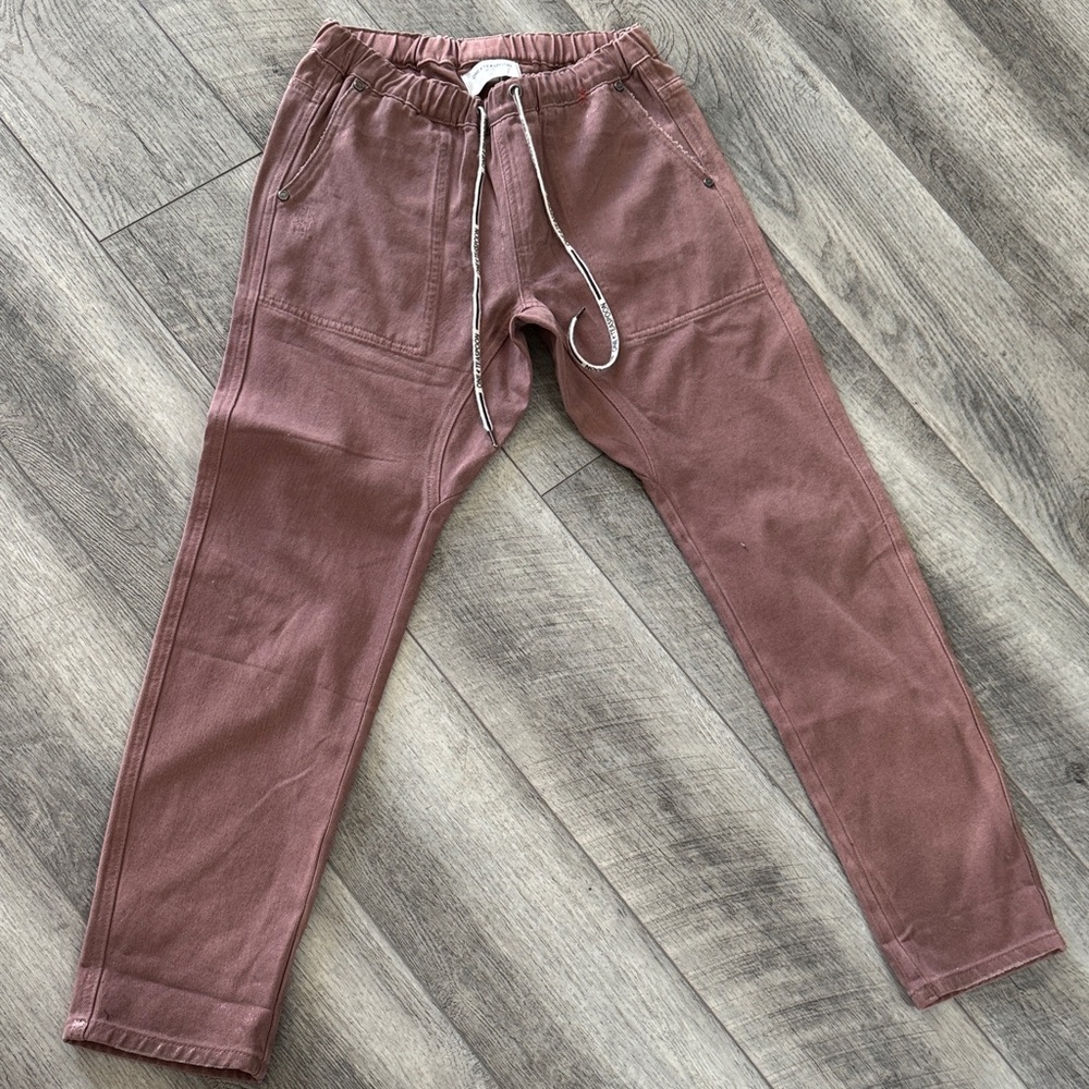 One Teaspoon Women's Straight Leg Jeans in Dusty Rose